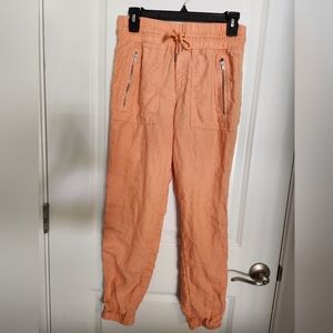 Athleta Linen Joggers. size 2